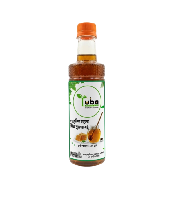 প্রাকৃতিক চাকের মিশ্র ফুলের মধু ৫০০ গ্রাম
